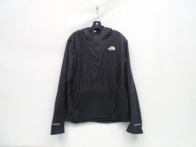 THE NORTH FACE MEN'S LARGE WINTER WARM 1/4 ZIP TNF BLACK HOODIE