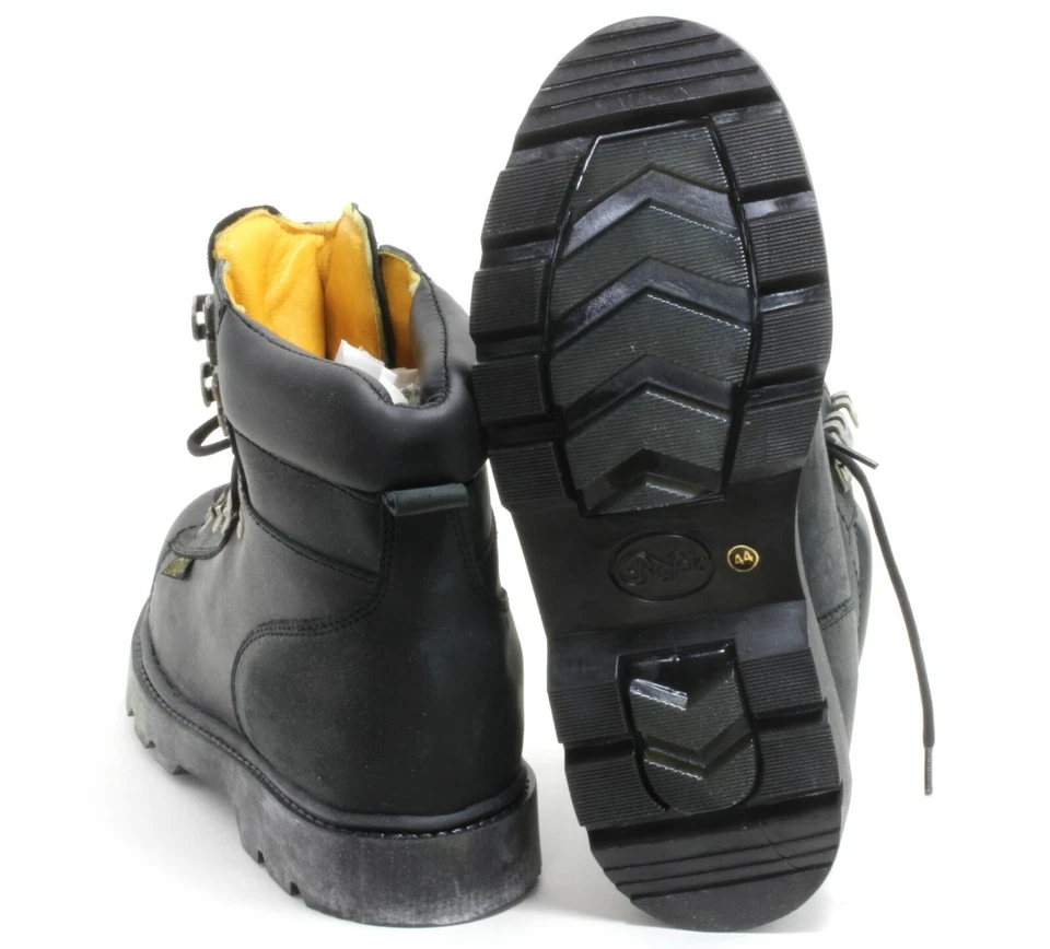 368 Schnürschuhe Wanderschuhe Leder High Ankle Boots Alpine Trapper Buffalo 44 - Bild 4 von 4