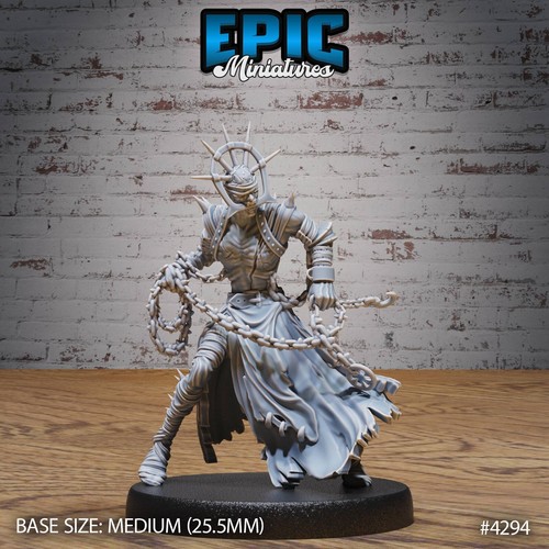 Kette Dämon D&D Dungeons and Dragons Miniatur - epische Miniaturen 28 mm - Bild 2 von 8