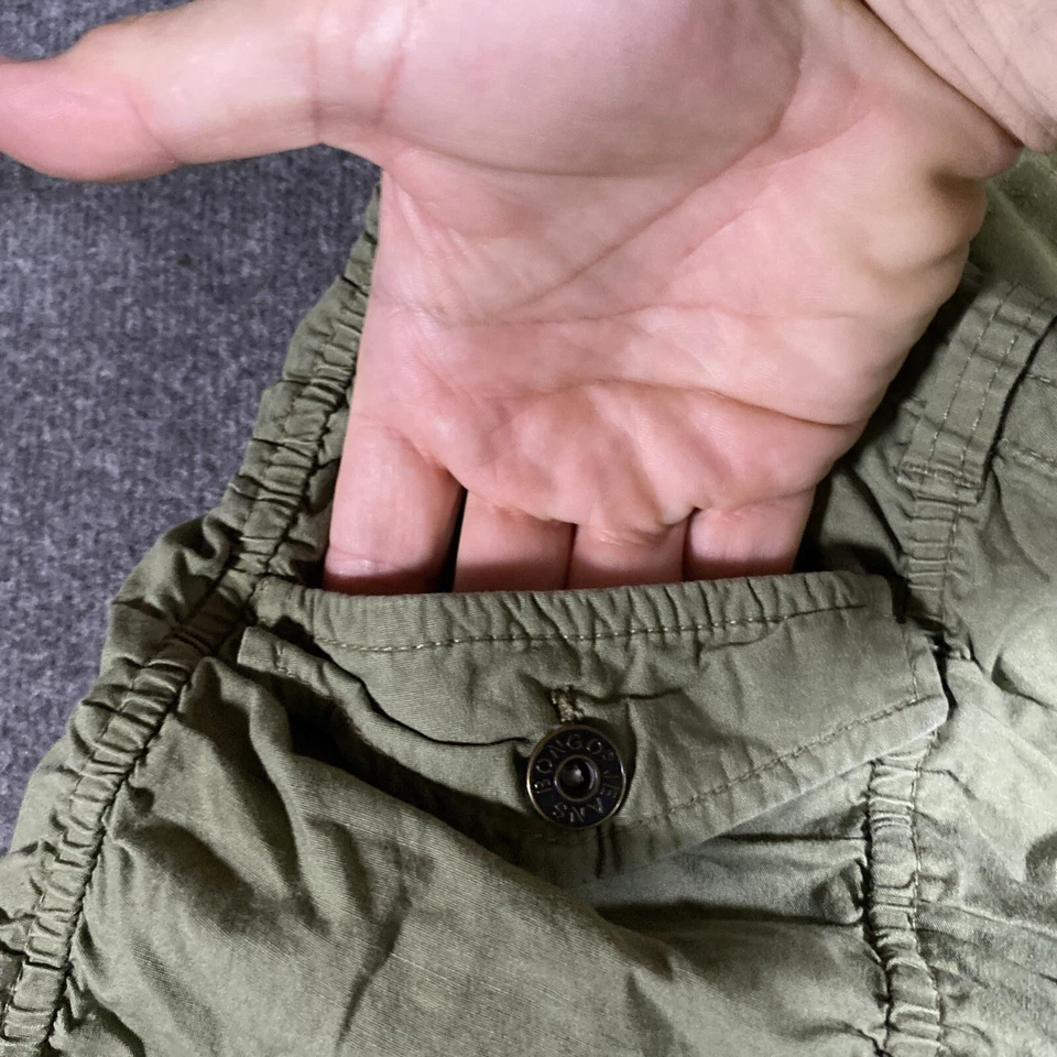 Bongo Cargo Shorts Ladies 11 Utility Multi Pocket Skate 90s Y2K Wear Gorpcore - Image 4 of 4