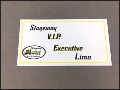 1965 Pontiac Stageway Armbruster Limousine VIP Vintage Car Sales Brochure