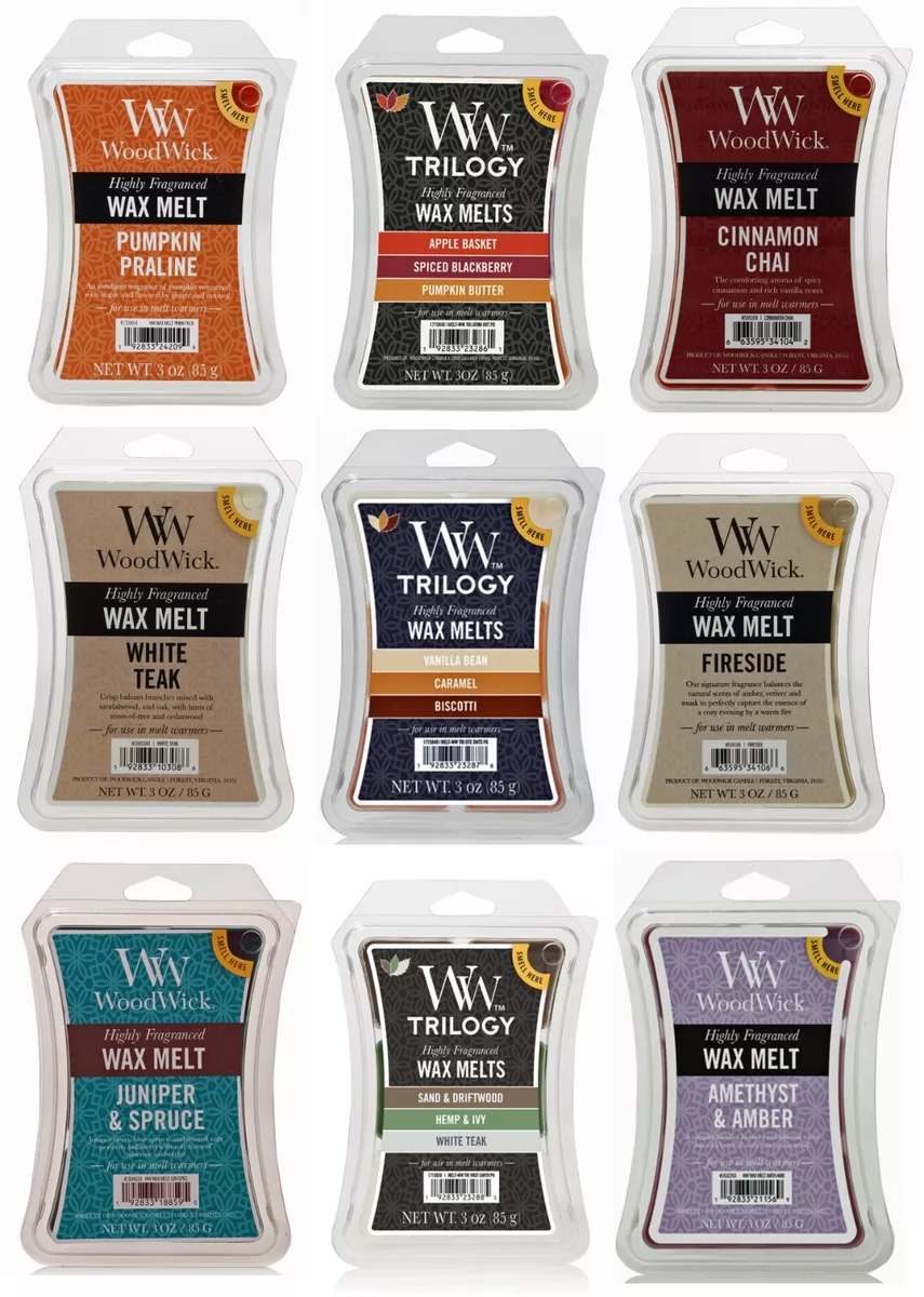 WoodWick Wax Melts Large 3 oz Use In Warmer Select Your