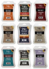 WoodWick Wax Melts ~ Large 3 oz ~ Use In Warmer ~ Select Your Favorites