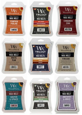 げん WoodWick Wax Melts ~ Large 3 oz ~ Use In Warmer ~ Select Your