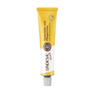 LINDESA® Klassik Handcreme Hautschutz u.Pflegecreme mit Bienenwachs 50ml AluTube