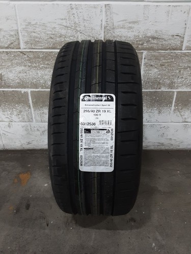 1x P255/40R19 Continental ExtremeContact Sport 02 9/32 New Tire | eBay