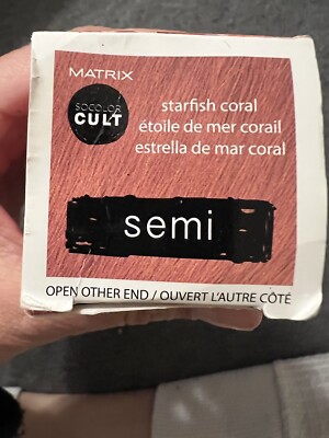 Matrix SoColor Cult SEMI Hair Color Starfish Coral 4oz Semi Permanent New
