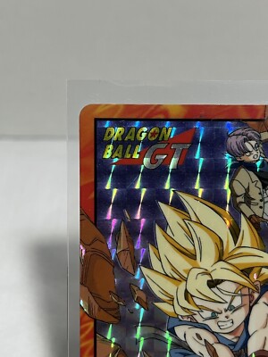 Dragon Ball GT Carddass Goku&Trunks No.705 Holo TCG Bandai