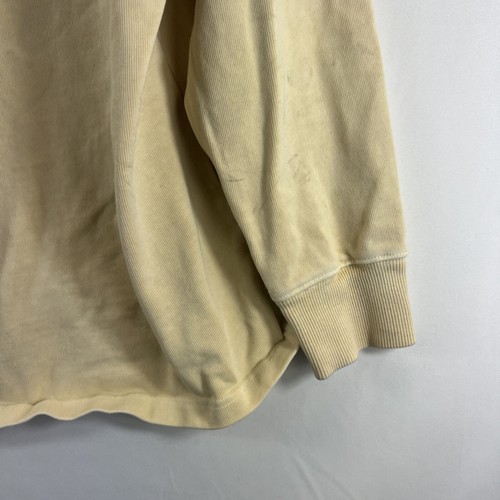 Paradise Collection Men's Yellow Long Sleeve 1/4 Zip Collared Pullover Size M - Picture 16 of 22