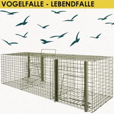 Lebendfalle Vögel Falle Vogel Kammerfalle Drahtfalle 102 x 30 x 30 cm Petigi