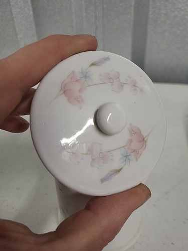 Vintage Princess House Porcelain Bath Jar Handcrafted Made In JAPAN for CAROLINA - Picture 2 of 3