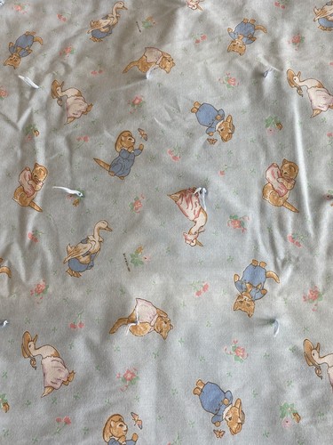 Handgefertigte LEICHTE BAUMWOLLE Kinder Quilt Decke 32"" x 34 - Kätzchen & Gänse - Bild 4 von 10