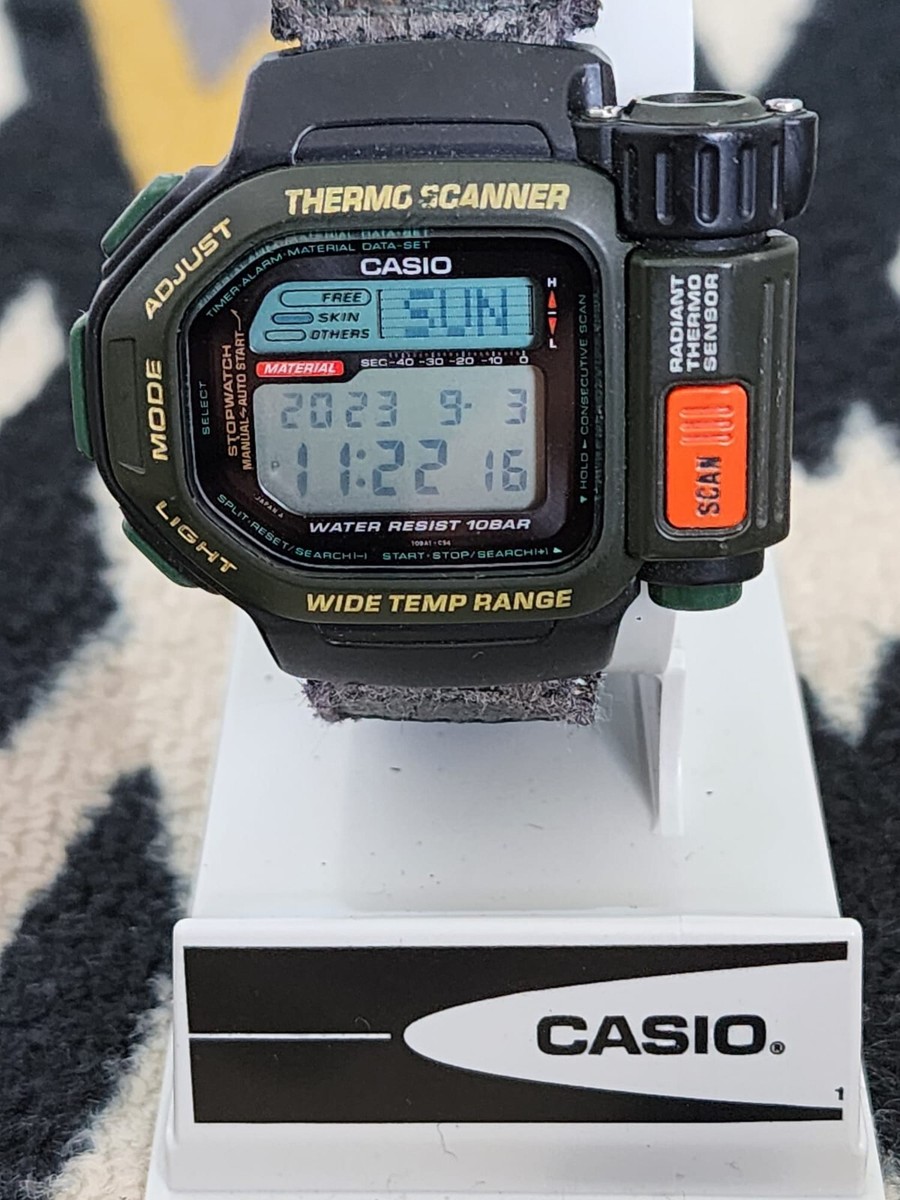 Boxed Casio TSR-110 Thermo Scanner Watch Module 1190 - TSR