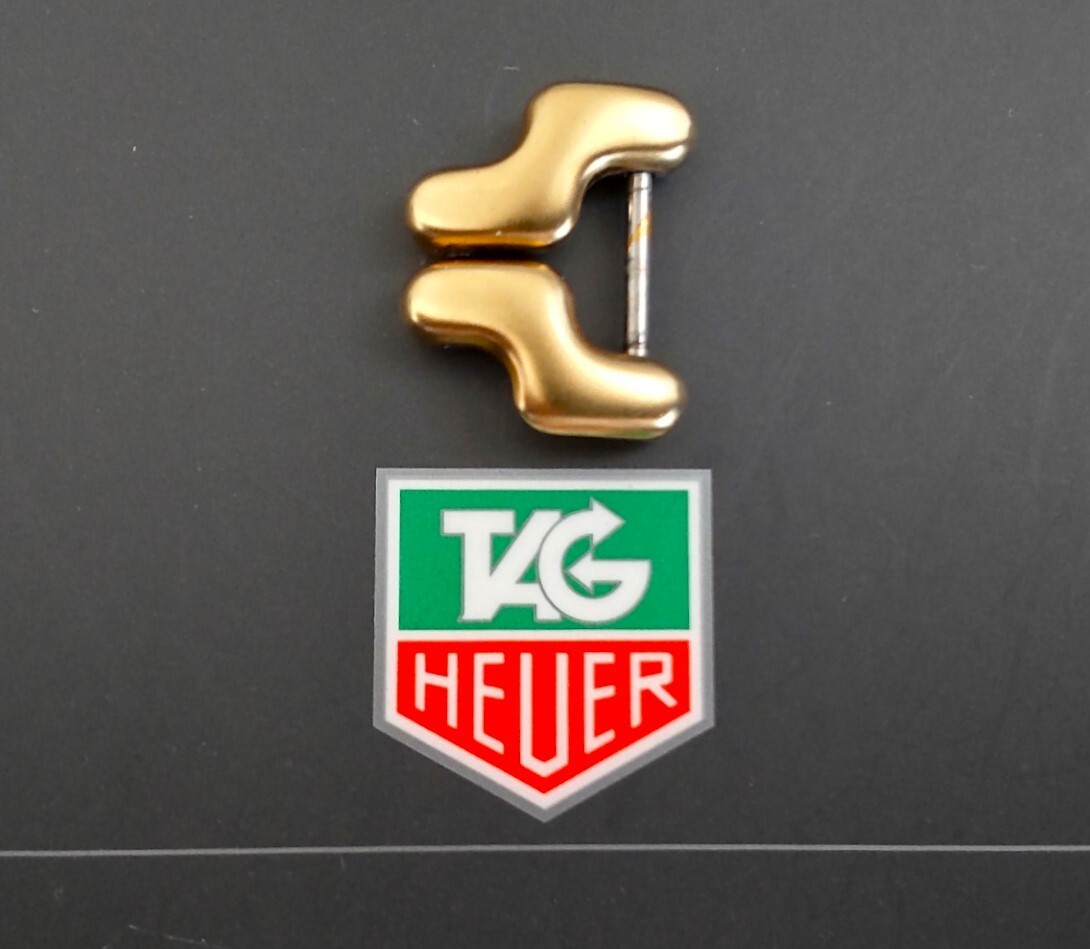 TAG HEUER S/el Matte Finish Boys Watch Bracelet Link Gold SS 16mm