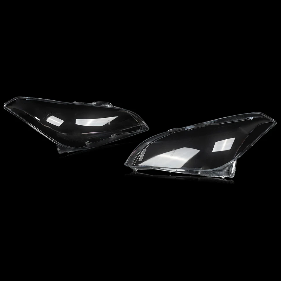 Pair Headlight Lens Clear For Infiniti M25 M35 M37 2011-13 Headlamp Shell Cover Foto 4 de 4