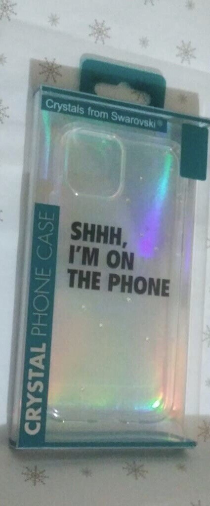 Iphone 11 Pro Swarovski Crystal Phone Case - Shhh, I'm On The