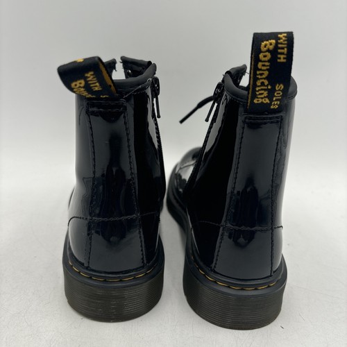 Dr. Martens 1460 J Patent Leather Lace Up/Zip Ankle Boots Men’s 4, Women’s 5 - Picture 7 of 8