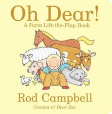 Oh Dear!: A Farm Lift-the-Flap Book (Dear Zoo & Friends) - Board book - GOOD