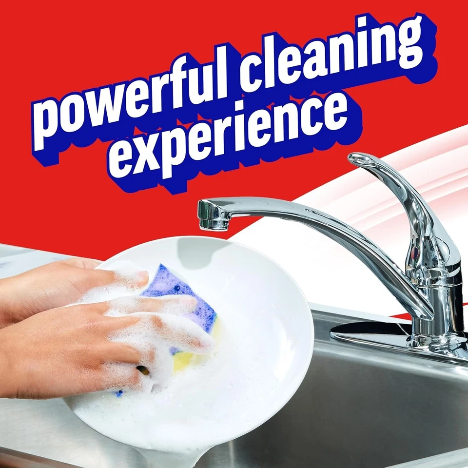 Ajax Ultra Triple Action, Dishwashing Liquid Dish Soap, Orange, 90 Fluid Ounce - Image 3 of 4