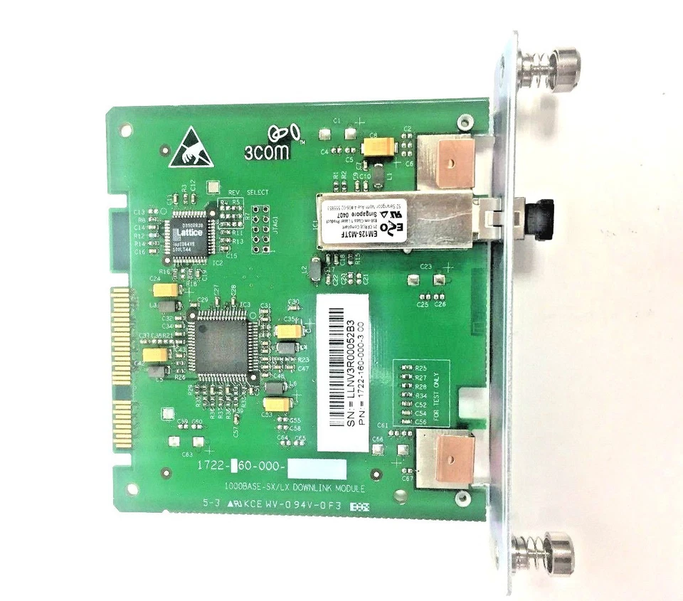 3Com 3C17221 SuperStack 3 Gigabit 1000Base - SX Switch Module 1722-160-000 - Image 2 of 3