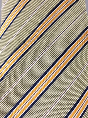Byron Luxury Exclusive British Style Silk Necktie Tie Italy 60'' x 3'' Striped NEW