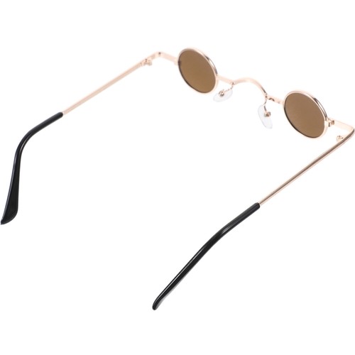 Retro Small Frame Sunglasses Vintage Round Metal Frame Glasses Party Eyewear