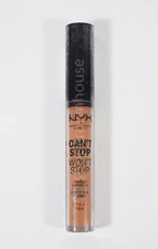NYX Can't Stop Won't Stop Contour Concealer 24H Matte Finish 0.11 Fl Oz MAHOGANY