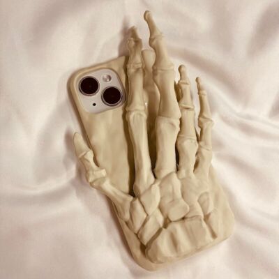 3D Spooky Skeleton Hand Protective Phone Case Cover for iPhone 11 12 13 14 15