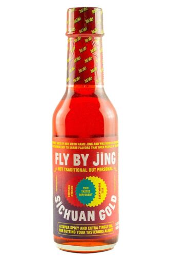 Fly By Jing Sichuan Gold Chili Oil | 5 fl oz | BB 12/25 | Super Spicy & Tingly!