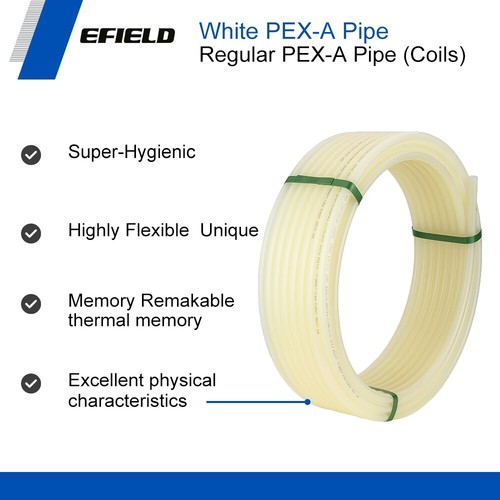 EFIELD 3/4" x 100ft White Pex-A Pipe/Tubing for Potable Water with Pipe Cutter - Picture 5 of 6