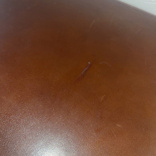 TUMI Brown LEATHER Attache Business BRIEFCASE Locking Hard Case 4” VTG Exucitive - Picture 14 of 22
