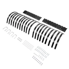 60 Inch 20 Tine Rake Steel Heavy Duty Landscape Rake For ATV UTV For Removal