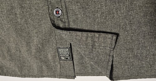 Outdoor Research Mens Shirt L Wayward II Long Sleeve Stretch UPF 50 Hiking Gray - Picture 9 of 22
