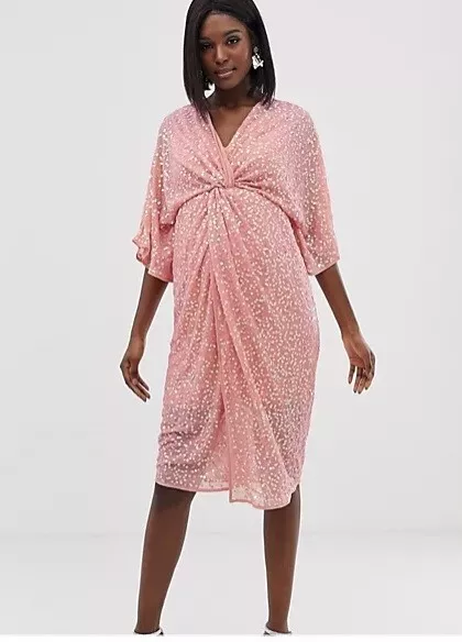 Maternity clearance kimono dress