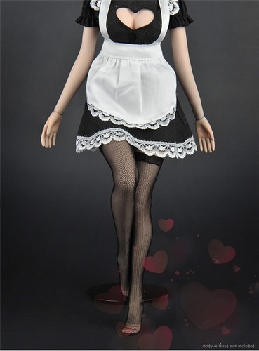 1/6 Female Maid Dress Lingerie Set For 12" PHICEN Hot Toys Figure Girl BJD Doll - Picture 5 of 8