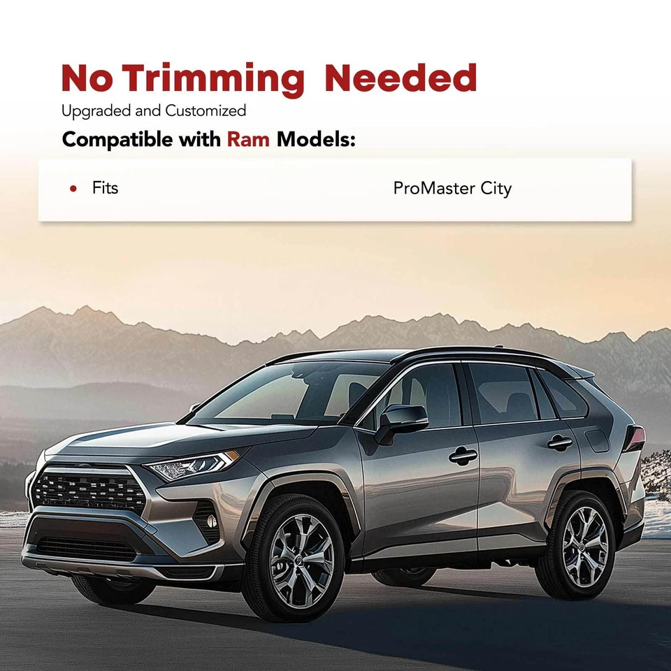 2x Alfombrillas delanteras negras forros para Ram ProMaster City 2015 2016 2017 2018-2021 Foto 2 de 4