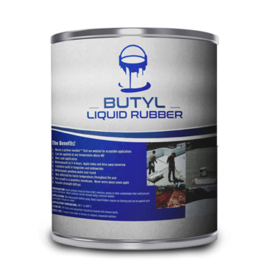 Butyl Liquid Rubber - One Gallon - White