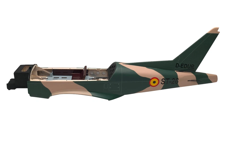 VQ Model .60 Size SIAI Marchetti SF-260 Fuselage without Canopy (German Version) - Image 2 of 4