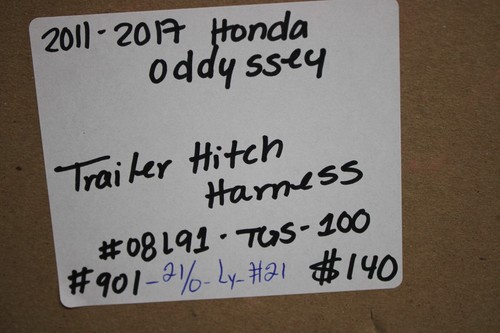2011 2017 HONDA ODDYSSEY TRAILER HITCH HARNESS - Picture 13 of 13
