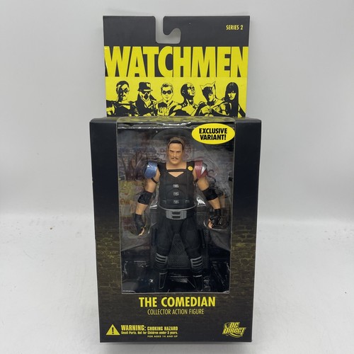 DC Direct Watchmen Figure Series 2 Exclusive The Comedian MIB Brand New!! - Picture 1 of 8