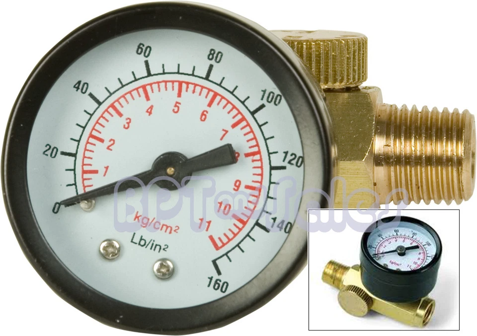 CAL HAWK New Air Pressure Regulator w/ Gauge 160PSI Air Tool Regulator 1/4" NPT Air Tool