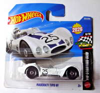 Hot Wheels - Maserati Tipo 61 - Weiß - Hw Starting Grid 2026 - JJH44