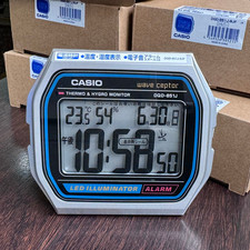 NEW CASIO WAVE CEPTOR A158WA electric wave alarm clock DQD-851J-8JF Japan