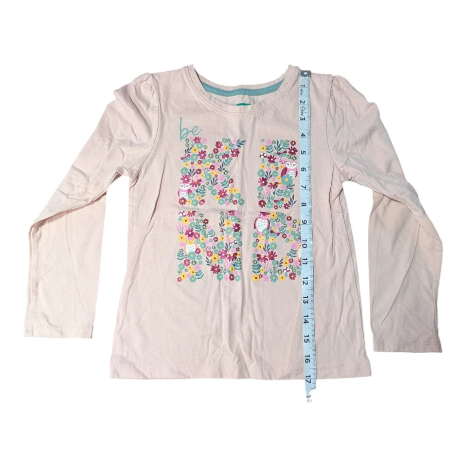 365 KIds Garannimals 2 piezas - TIPO Top Rosa con Flores y Búhos - con Leggings Grises Foto 3 de 4