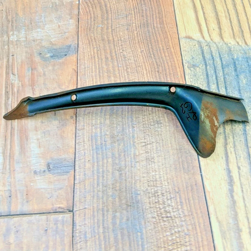 1963 Oldsmobile Cutlass F85 2dr синий стальной RH заднее внутреннее окно отделка OEM б/у - Изображение 4 из 4