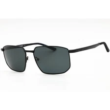 Zeiss Men's Sunglasses Matte Black Metal Geometric Full Rim Frame ZS23139SP 002