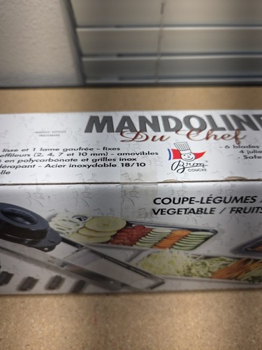 BRON COUCKE Professional Grade Mandoline Slicer Stainless Steel / Made in France - Picture 5 of 6