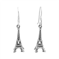 OhrhäNger Eiffelturm Paris 925 Sterling Silber - Silverly