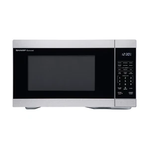 Sharp 1.1 Cu Ft 1000W Four micro-ondes en acier inoxydable avec des caractéristiques de cuisson automatique