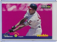 1995 Upper Deck - No. 23 - Garret Anderson - California Angels - Rookie Class